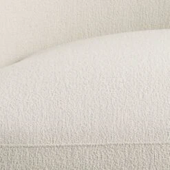 Blanc D'Ivoire Lisette Wide Armchair - Cream 13 Blanc D'Ivoire Lisette Wide Armchair - Cream -Armchairs Sales fauteuil lisette large en bouclette creme 5