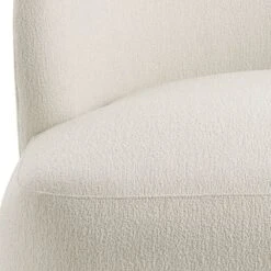 Blanc D'Ivoire Lisette Wide Armchair - Cream 12 Blanc D'Ivoire Lisette Wide Armchair - Cream -Armchairs Sales fauteuil lisette large en bouclette creme 6