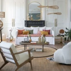 Blanc D'Ivoire Gabriel Sofa - White