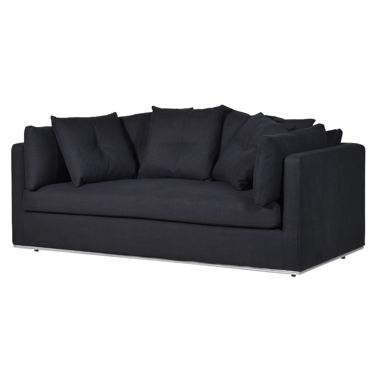 Majestic Black Two Sweater Sofa 1 Majestic Black Two Sweater Sofa