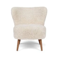New Zealand Sheepskin Emily Lounge Chair -Armchairs Sales ncl5201 front