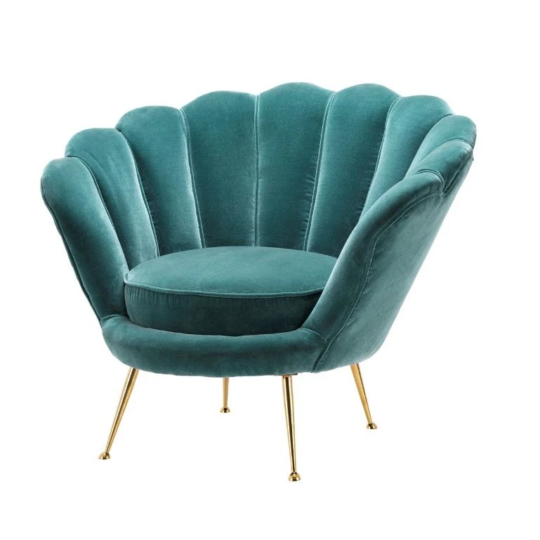 Eichholtz Trapezium Chair - Turquoise 2 Eichholtz Trapezium Chair - Turquoise - Image 2