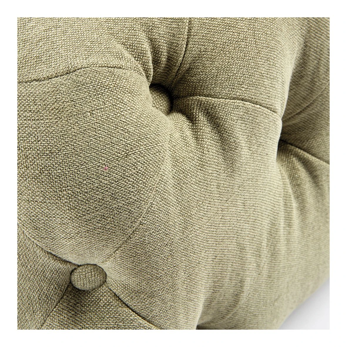 Blanc D'Ivoire Thea Pouffe - Sage Linen 2 Blanc D'Ivoire Thea Pouffe - Sage Linen - Image 2