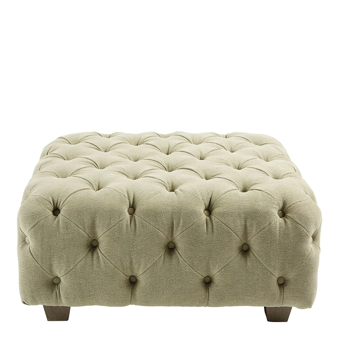 Blanc D'Ivoire Thea Pouffe - Sage Linen 3 Blanc D'Ivoire Thea Pouffe - Sage Linen - Image 3