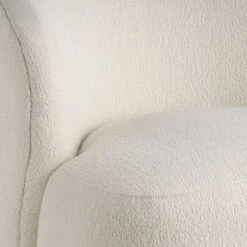 Blanc D'Ivoire Lisette Swivel Armchair -Armchairs Sales product 5 1 1