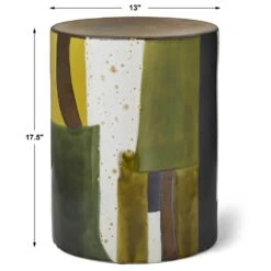 Uttermost Graph Green Stool -Armchairs Sales r25097 7