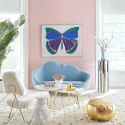 Jonathan Adler Ether Cloud Settee - Rialto Sky