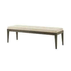 Theodore Alexander Stein Bench - Kendal Linen