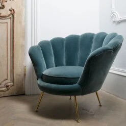 Eichholtz Trapezium Chair - Turquoise