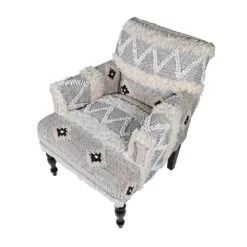 Zafer Patterned Armchair 12 Zafer Patterned Armchair -Armchairs Sales zafer patterned armchair2